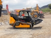 JCB tracked compact loader. Hillhead exhibition recycling demo area