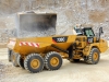CAT articulated truck. Hillhead quarry face demo area