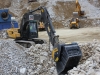 Volvo excavator with MB bucket crusher