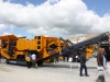 Parker tracked jaw crusher at Hillhead Quarrying & Recycling Show