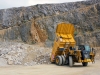 CAT off-highway truck. Hillhead quarry face demo area 2