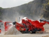 Terex Finlay C-1540 cone crusher. Rock processing demo area, Hillhead.