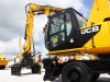 JCB wheeled excavator at Hillhead