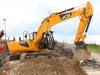 JCB excavator at Hillhead recycling demo area