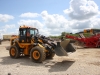 JCB wheel loader in the recycling demo area at Hillhead