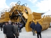 CAT hydraulic mining shovel at Hillhead Quarrying & Recycling Show
