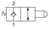 2 Way 2 Position Manual Valve