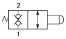 2 Way 2 Position Manual Valve