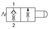 2 Way 2 Position Manual Valve