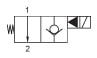 2 Way 2 Position Normally Open Poppet Valve