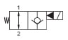 2 Way 2 Position Normally Open Poppet Valve