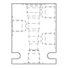 4 Way 1/4 BSP Line Body for Hydraulic Cartridge Valves