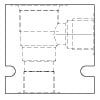 2 Way 3/4 - 1 1/4 - 1 BSP Line Body for Hydraulic Cartridge Valves