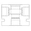 2 Way 1 BSP Undercut Line Body for Hydraulic Cartridge Valves