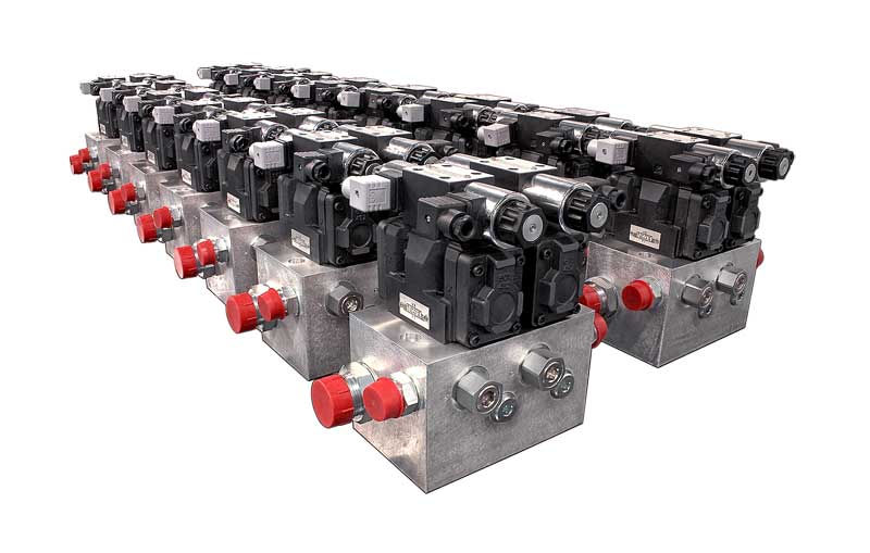 Manifolds with Cetop valves