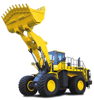 Large wheel loader